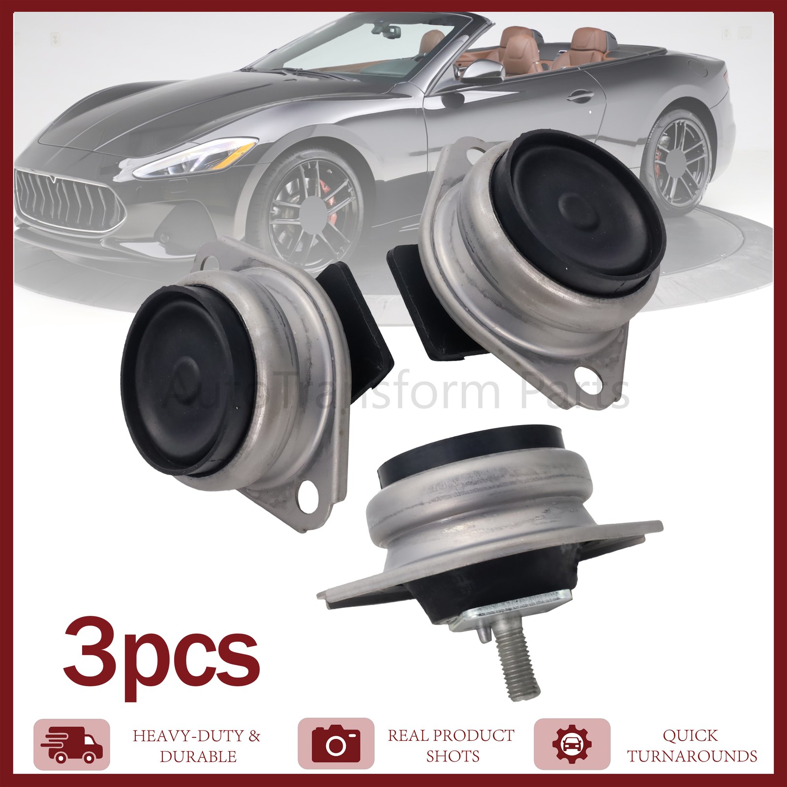 Maserati Quattroporte 2003-2012 Engine mounts 3 pcs