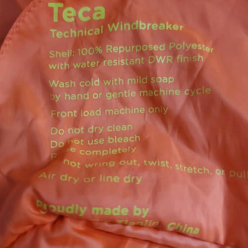 Cotopaxi Jacket Womens XLML Multicolored Teca Windbreaker Half Zip Boardwalk New - Picture 14 of 16