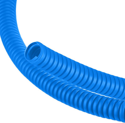 1/4 Inch X 24.6 Ft Wire Loom Split Tubing Guard Plastic Convoluted Flex Electric