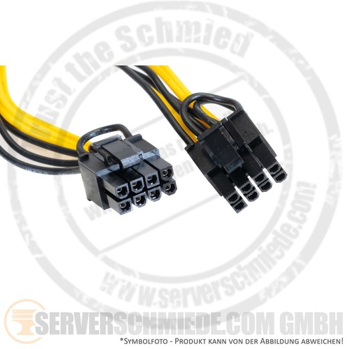 Generic 20cm GPU Adapter Kabel cable 1x 8-pin EPS / CPU female to 2x 8-pin (6+2) - Bild 3 von 3