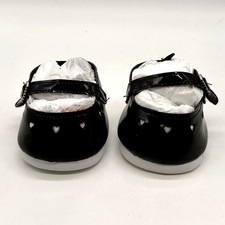 Black Mary Janes Jane Patent Leather Girl Teddy Heart Shoes Fits Build A Bear