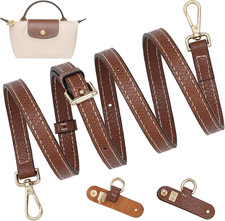 Crossbody Strap Replacement for Longchamp Mini Bag Adjustable Leather Shoulder S