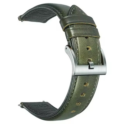 Horween Leather Watch Band for Rolex Omega TAG   Handmade Quick Release 18 22mm
