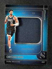 2024-25 Panini Silhouette CHRISTIAN WOOD Patch Silhouettes Mavericks #S-CWD