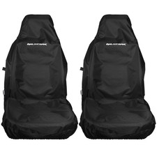 For Ranger Wildtrak Heavy Duty Waterproof Front 2 Seat Covers Black All Years