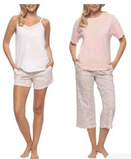 NEW Felina Women's 4-piece PJ Set, Pink XL