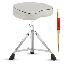 5 Core Drum Throne 3" Padded Ergonomic Guitar Stool Height Adjustable Chair