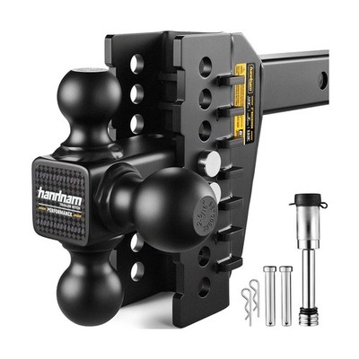 HANDNAM Adjustable Trailer Hitch 6 Inch Drop/Rise Tow Hitch, Drop Hitch for 2...