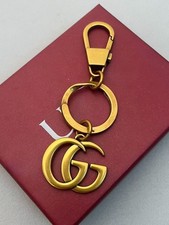 Charm Logo GG Bronze Design Keychain Gift Key Chain With Box