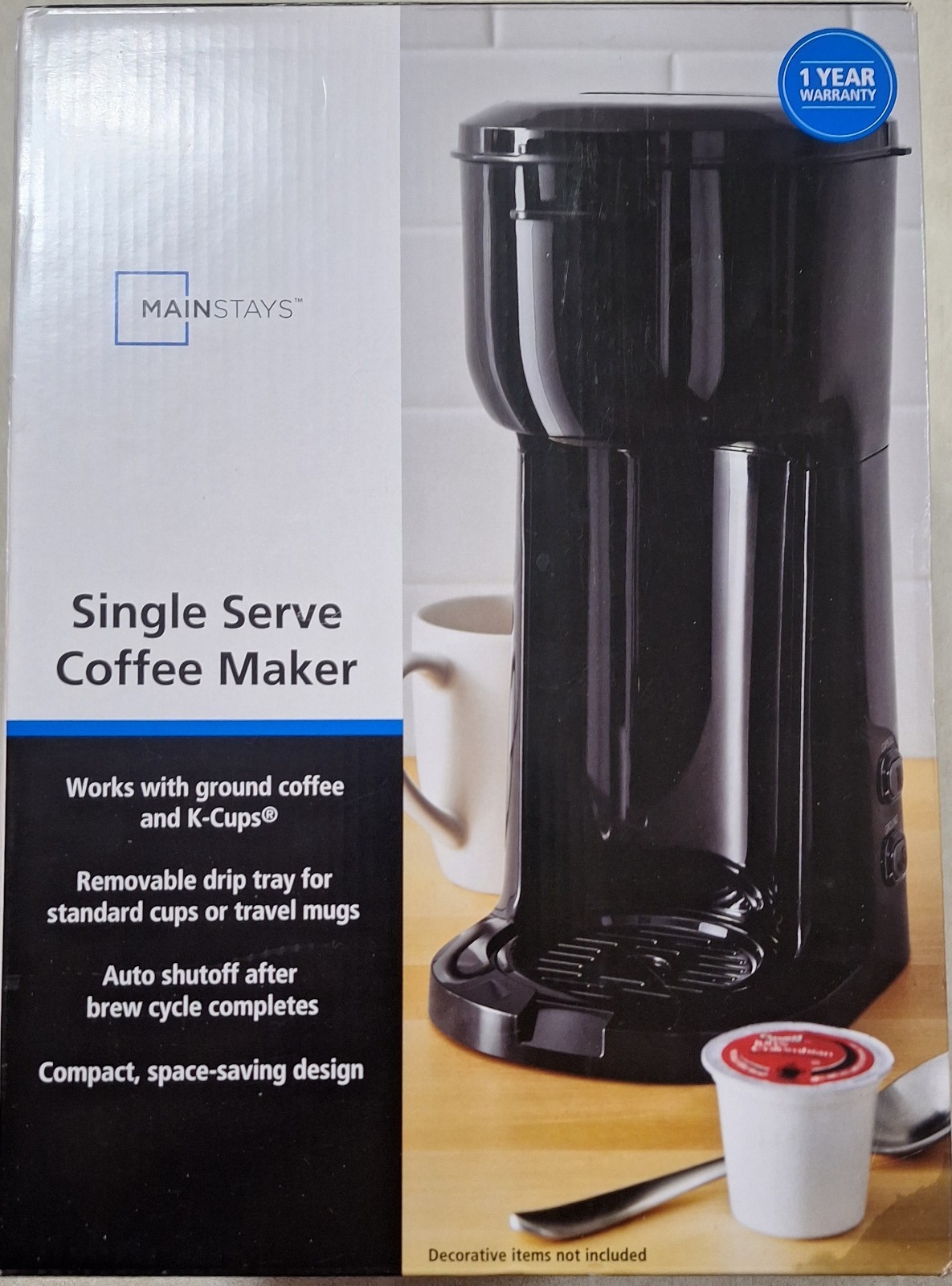 Uses Ground Coffee Or K-cups New