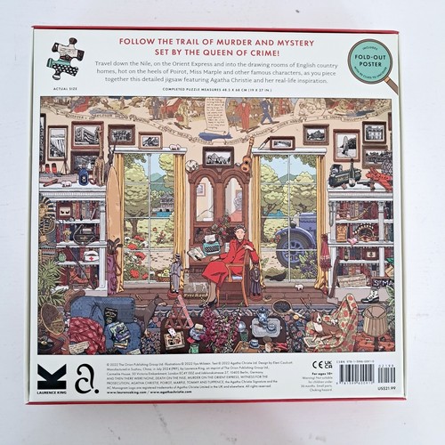 The World of Agatha Christie Jigsaw Puzzle 90 Clues To Spot 1000 pcs & Poster - Picture 3 of 5