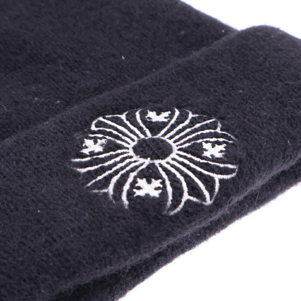 帽子 CHROME HEARTS CH Plus WOOL WATCH CAP クロムハーツウールワッチキャップCHプラスブラック|クロム