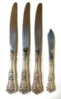 Gorham Buttercup Sterling Handled Knives 9 5/8” and Butter Knife