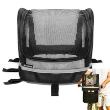 Bike Basket Cover, Removable Full Zip Opening Dog Bike Basket Cover, E...