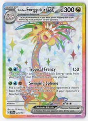 Alolan Exeggutor ex 225/191 Surging Sparks Ultra Rare Holo