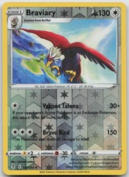 Braviary 137/203 Evolving Skies Reverse Holo Uncommon