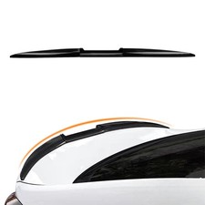 Rear Spoiler Wing Fit for 2011-2018 VW Jetta,3pcs Abs Truck Spoiler Wing Rear 