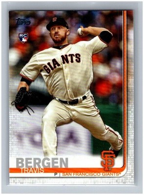 2019 Topps Update Travis Bergen RC #US40 Rookie Card MLB San Francisco Giants