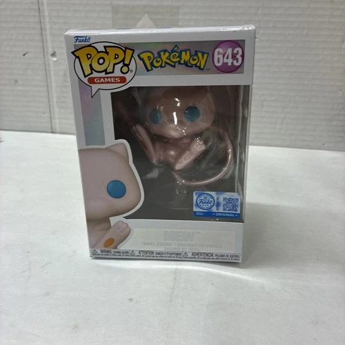 Funko Pop Mew Pearlescent Pokemon Center Exclusive # 643