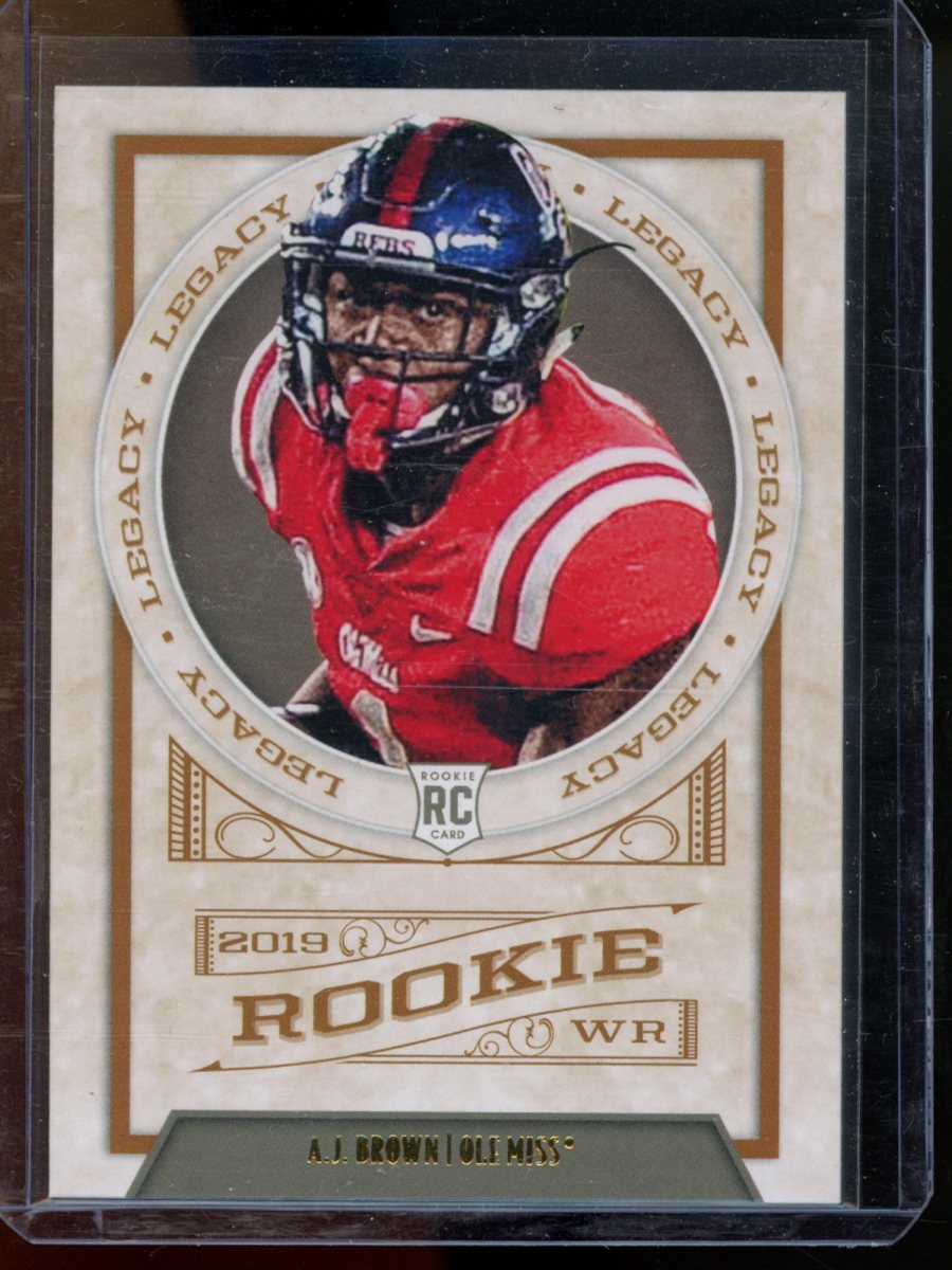 2019 Panini Legacy A.J. Brown Rookie Ole Miss Rebels #141