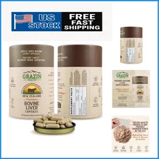 Freeze-Dried New Zealand Grass-Fed Beef Liver Capsules - 30 Servings