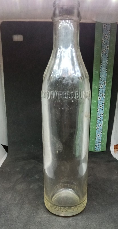 Vintage Early Water Soda Bottle, McConnellsburg Bottling Works : PA Pennsylvania