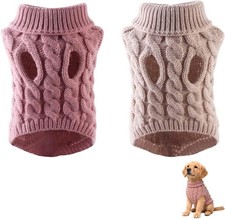 2Pcs Small Dog Jumpers Medium Size, Dog Clothes Medium, Dachshund Jumper, DOG S
