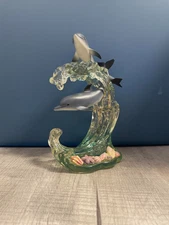 LENOX Dolphin Figurine "Ocean Acrobats"  2001