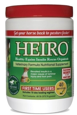 Heiro Healthy Equine Horse Insulin Resistant Rescue Organicals 40 SERVINGS