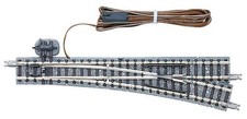 TOMIX 971271, elektrische Weiche, rechts 15°, Spur N, in Schotterbettung