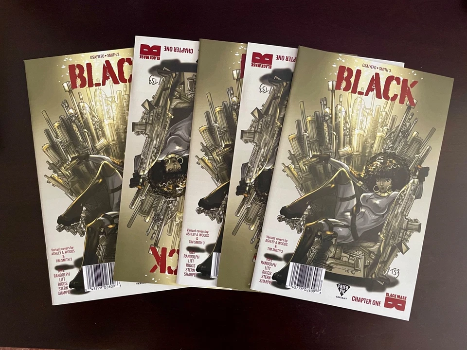 Máscara negra #1 capítulo uno opcional Warner Bros primera impresión VARIANTE/Rara Foto 3 de 3