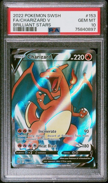 Charizard V #153 (Brilliant Stars (2022))