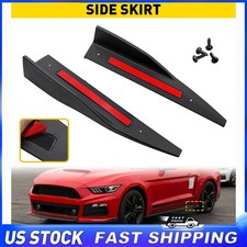 Side Skirt Rocker Panel Spoiler Diffuser Winglet For Ford Mustang Roush 2015-25 Side Skirt Rocker Panel Spoiler Diffuser Winglet For Ford Mustang Roush 2015-25