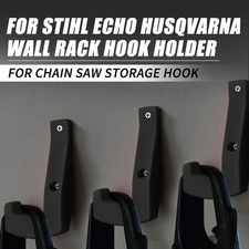 BLACK CHAINSAW STORAGE HOOK For STIHL ECHO HUSQVARNA Wall Rack Holder Hanger US
