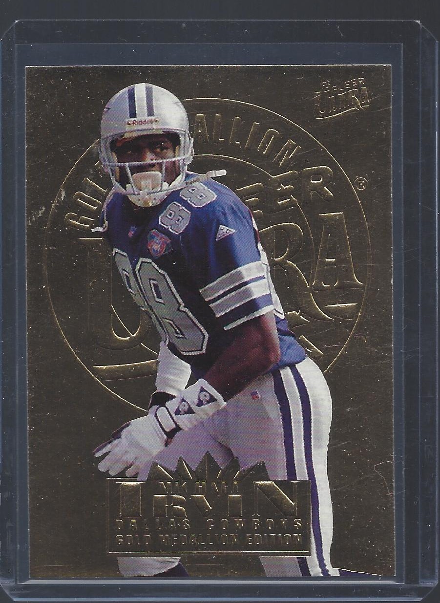 1995 Ultra #73 Michael Irvin Gold Medallion HOF