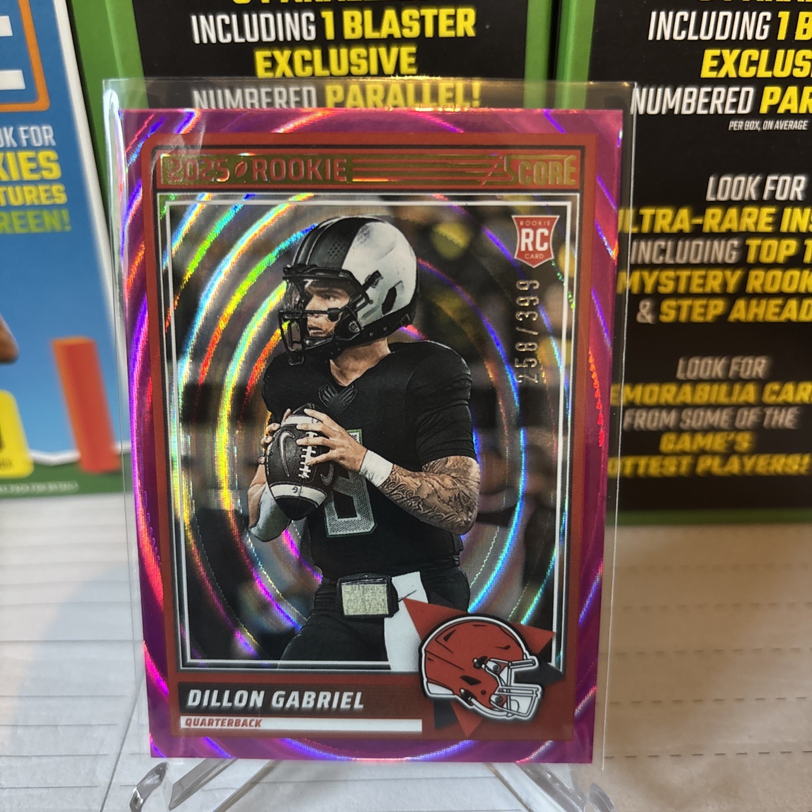 2025 Score Dillon Gabriel Ellipse /399 RC Browns #41