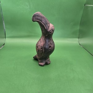 South American Ocarina Flute - Bird Shaped Clay Pre-Columbian Style Sounds Great