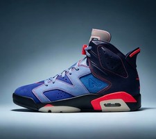 IQ5706-400  Awake NY x Air Jordan 6 Retro 'Blueberry' Men's High Top  