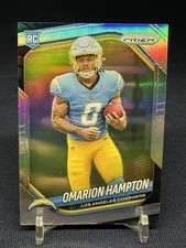 2025 Panini Prizm - Rookies Omarion Hampton #355 Silver Prizm (RC)
