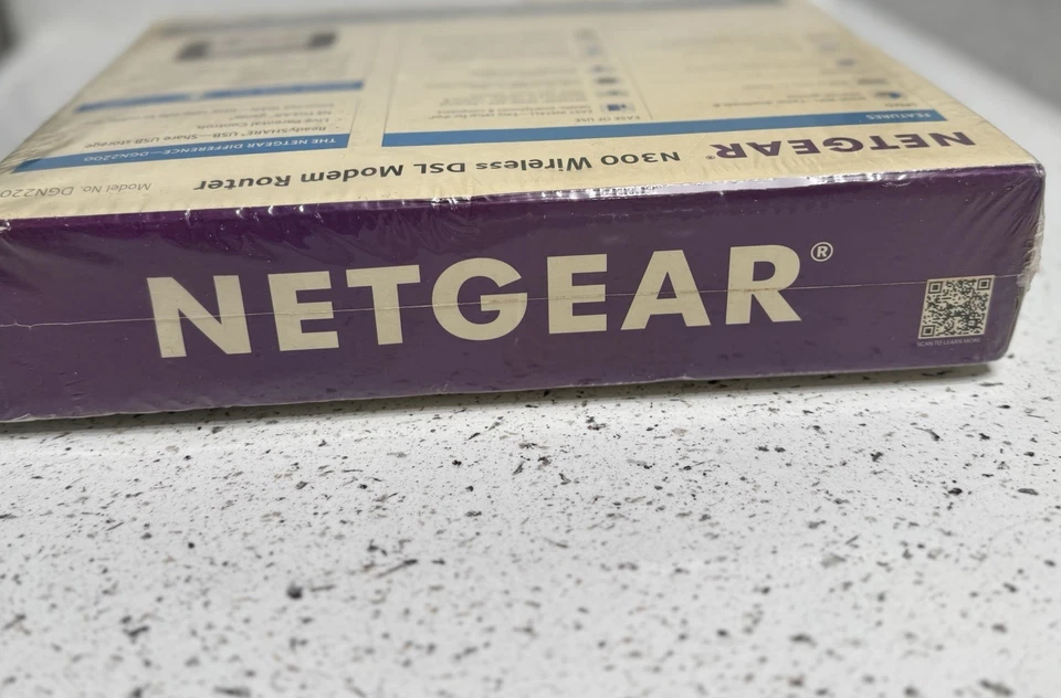 NETGEAR N300 Wifi Router 2 in 1 Cable Modem Router New And Sealed - Image 4 of 4