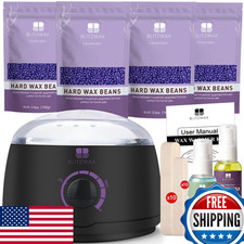 Blitzwax Brazilian And Bikini Waxing Kit For Women Hard Wax Warmer For Face