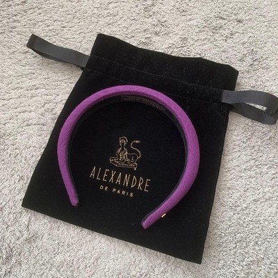 ALEXANDRE DE PARIS Hairband Purple