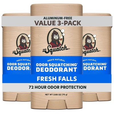 Dr. Squatch Natural Men s Deodorant   Aluminum Free Natural Deodorant Men wit...