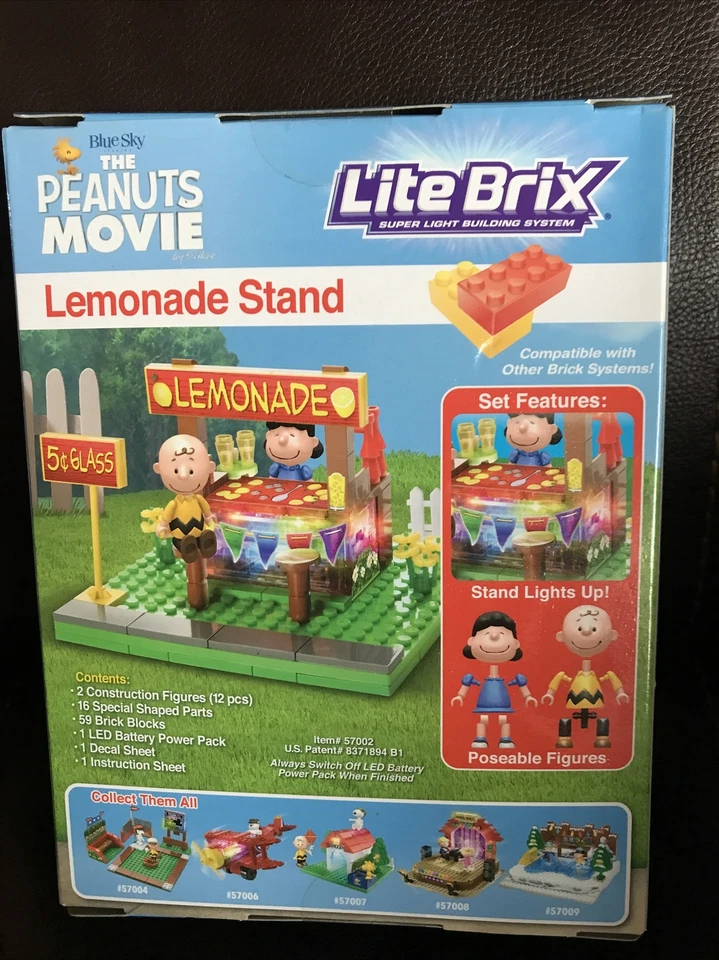 SOPORTE DE LIMONADA LITE BRIX THE PEANUTS PELÍCULA LUCY & CHARLIE BROWN Foto 2 de 2