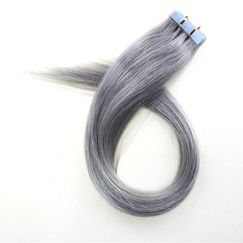 Cinta invisible en extensiones de cabello humano tramas de piel cabello Remy premium 16-24 pulgadas - Imagen 78 de 116