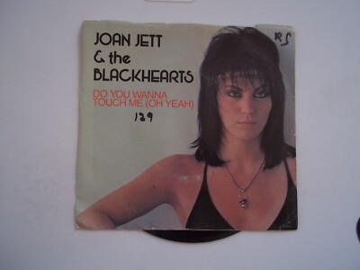 JOAN JETT & THE BLACKHEARTS Do You Wanna Touch Me; Victim 45 RPM 7'' Record 1982