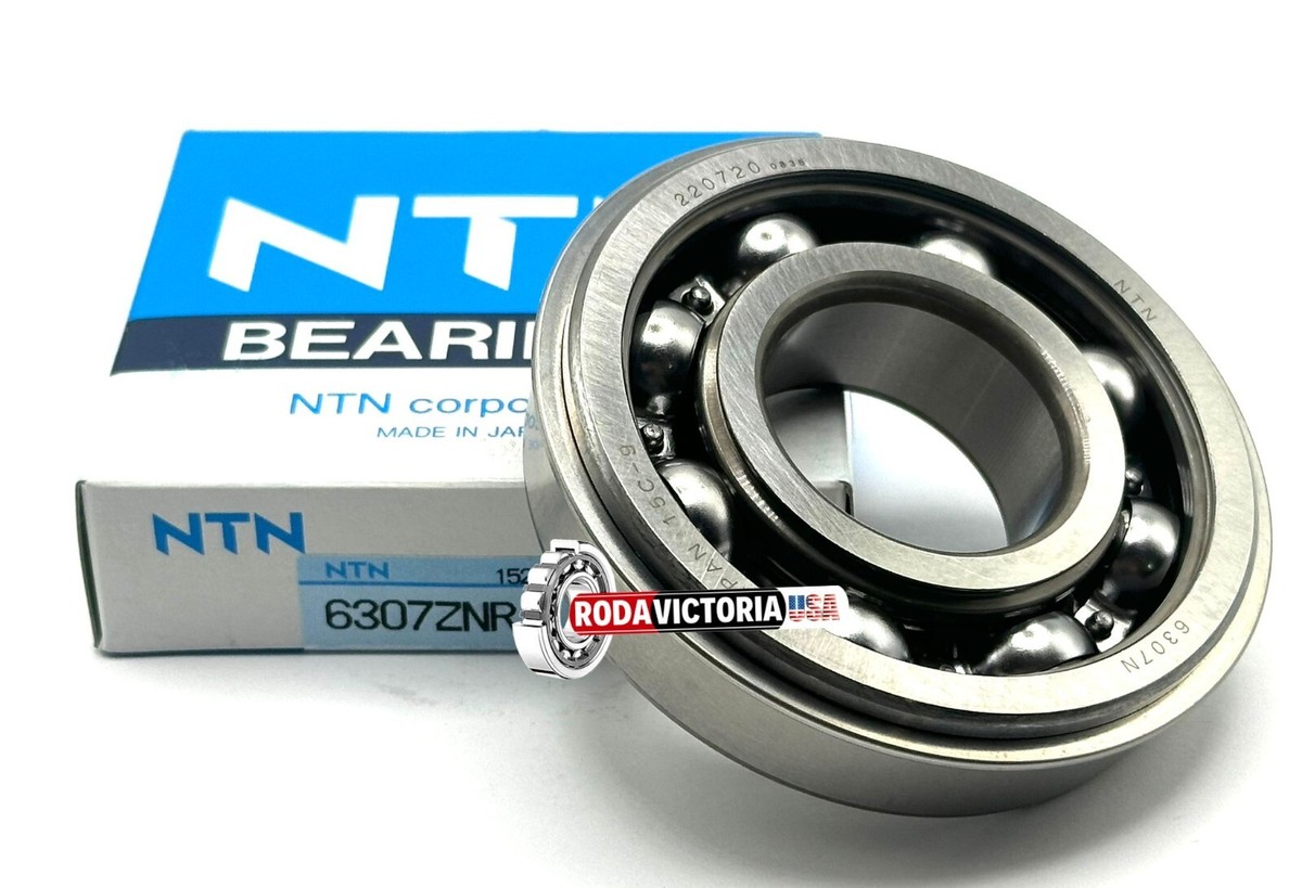 NTN 6307 ZNR C3 BALL BEARING, METAL SHIELDED ONE SIDE + SNAP RING