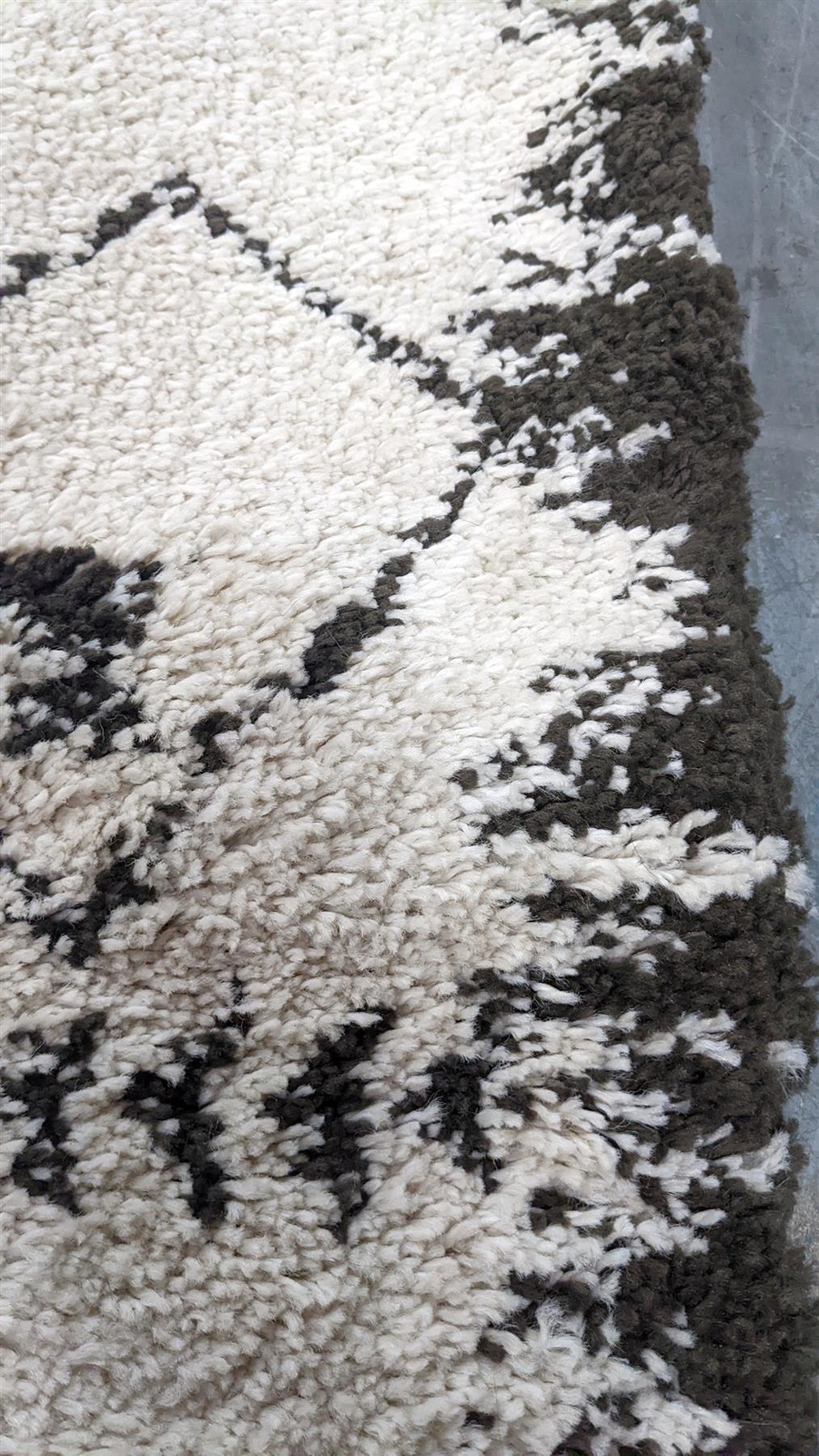 La Redoute Afaw Berber Style Rug 240x330 cm Thick Pile Carpet Cream