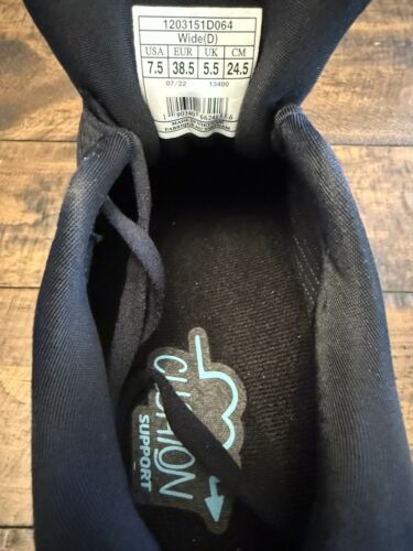 Women’s Brooks Ariel 20 Athletic Shoes size 7.5 Wide (D) Black and Blue - 第 8/8 張圖片