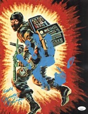 GREGG BERGER Signed Handprint 11x14 GI JOE Photo Autograph JSA COA CERT
